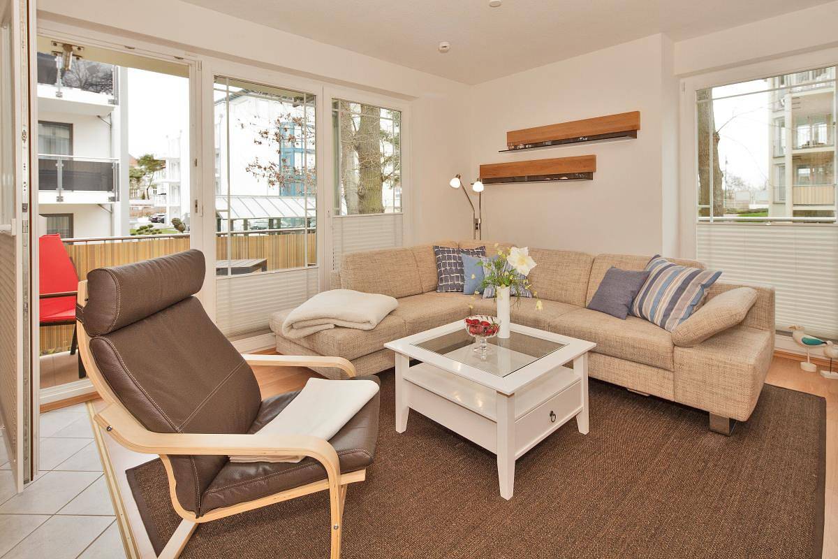 Ganze Ferienwohnung, Komfortable Fewo - Strandzugang, zwei Balkone, Waschmaschine in Drei Kaiserbäder, Heringsdorf