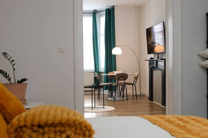 Appartamento intero, Appartamento-Lusso-Bagno privato con doccia-Vista città in Liegi, Liegi e dintorni