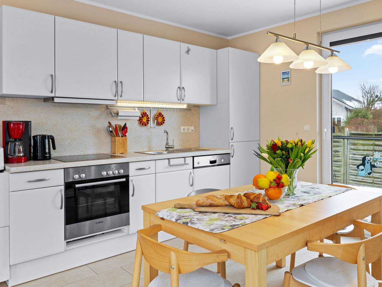 Haus Ute mit 2 Schlafzimmer, Kamin & Garten Ofc 37 - Haus Ute mit 2 Schlafzimmer, Kamin & Garten in Börgerende, Börgerende-Rethwisch