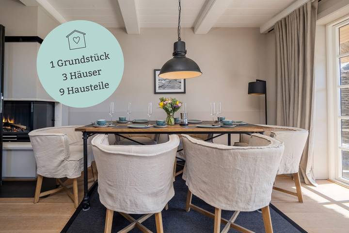 Ferienhaus mit Meerblick für 6 Personen, mit Terrasse und Sauna sowie Garten