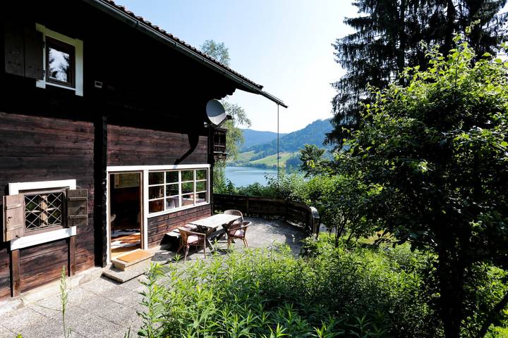 Vakantiehuis voor 8 personen, met tuin en uitzicht op het meer in Schliersee