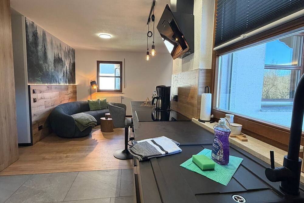 Ganze Wohnung, Gemütliches Appartement in ruhiger Südhanglage in direkter Nähe zur Natur in Neuschönau, Šumava Mountains