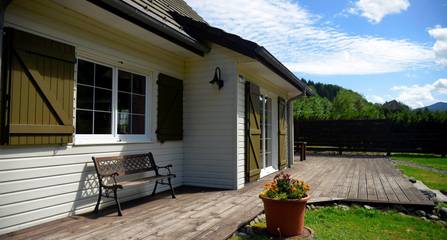 Maison de campagne pour 8 personnes, avec terrasse et jacuzzi ainsi que jardin et sauna, animaux acceptés dans Lac de Kruth-Wildenstein