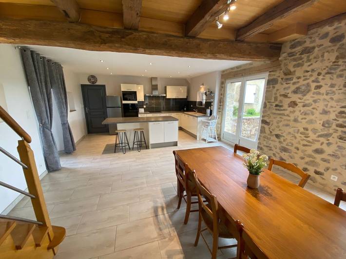 Gîte pour 6 personnes, avec terrasse et jardin, animaux acceptés dans l' Aveyron - 3