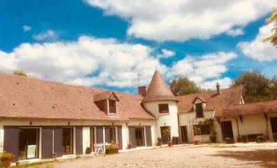 Gîte pour 9 personnes, avec jardin et vue, adapté aux familles à Pruniers-en-Sologne