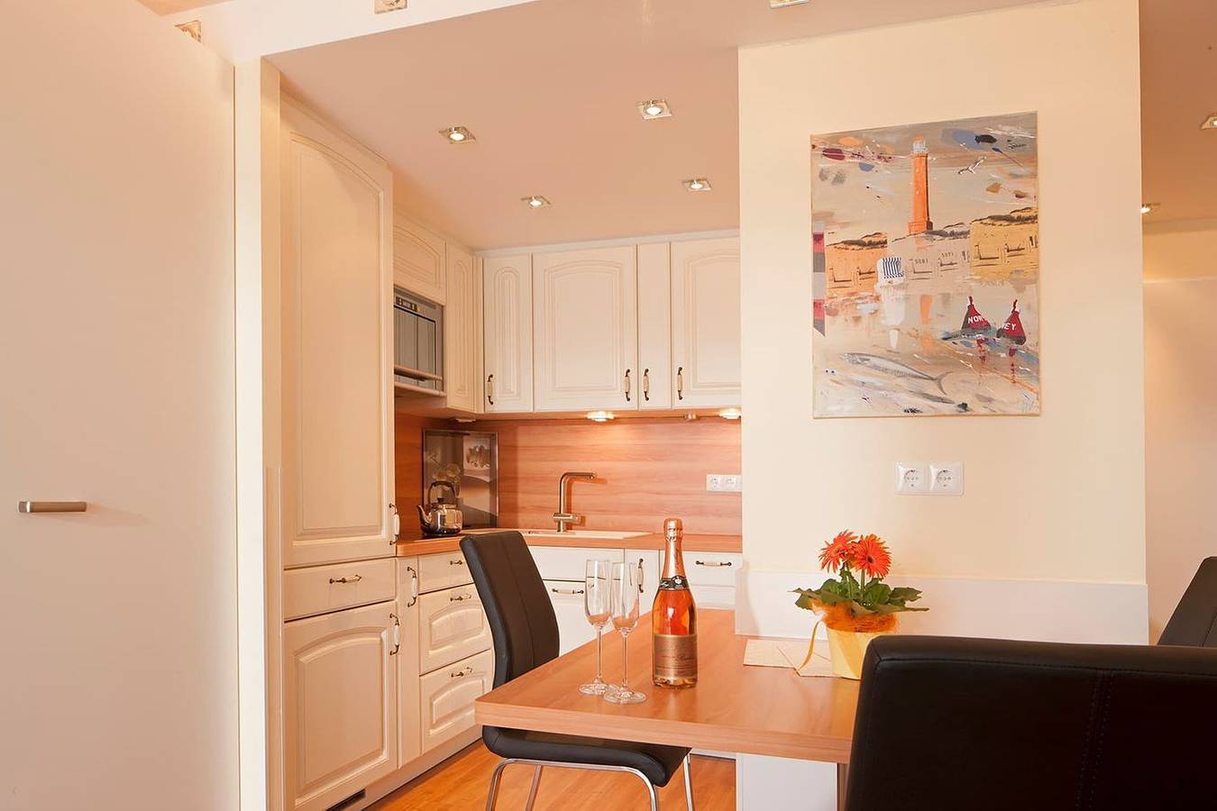 Ganze Wohnung, „Navicula“ – Exklusive Ferienwohnung mit Meerblick am Weststrand in Norderney Weststrand, Norderney