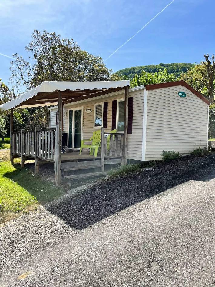 Wohnwagen für 4 Personen, mit Terrasse und Pool, mit Haustier am Doubs - 4