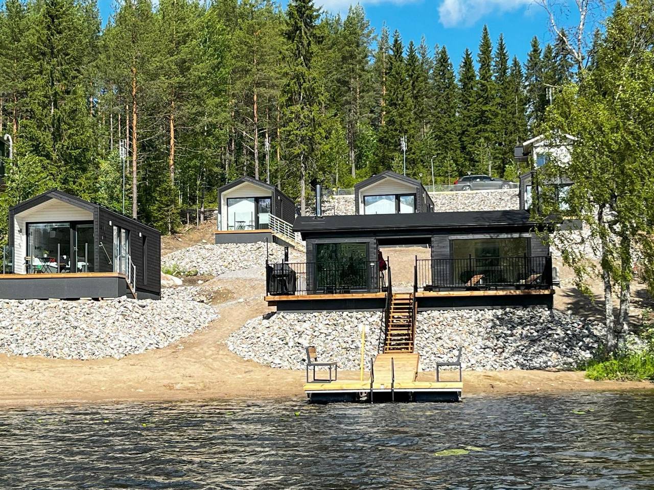 Rakkaranta d, beach house in Ukkohalla, Kainuu