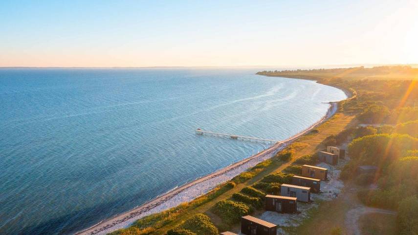 Camping für 4 Personen, mit Ausblick und Sauna sowie Terrasse in Dänemark - 3