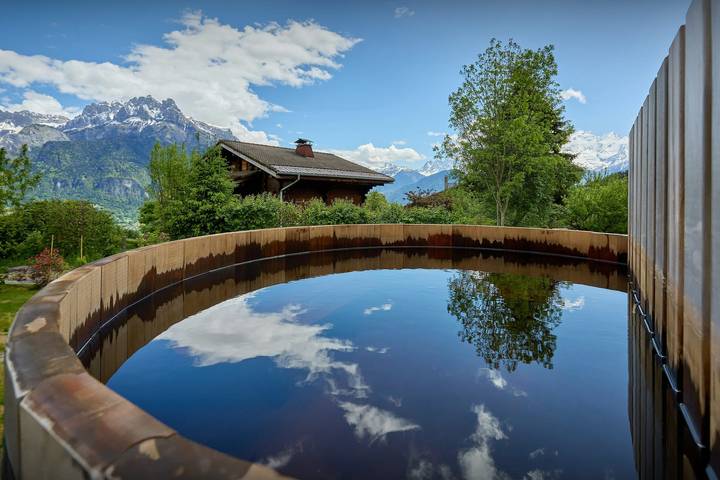 Chalet pour 10 personnes, avec jacuzzi et jardin, animaux acceptés à Cordon - 3