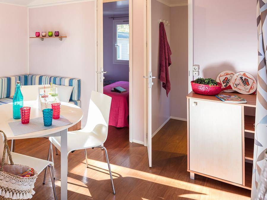Camping Internazionale Eden  - Mobilhome 6 personnes - Classic | 2 Ch. | 4/6 Pers. | Terrasse surélevée | Clim. in San Felice del Benaco, Montagnes autour du lac de Garde