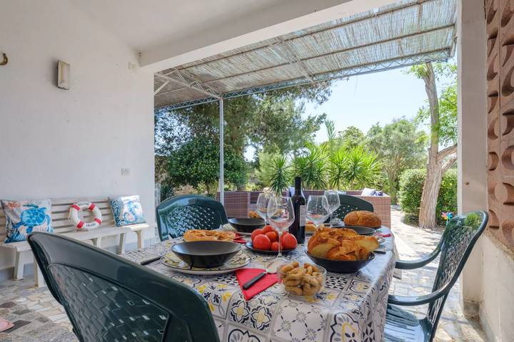 Casa vacanza per 10 persone, con Vista oceano e Balcone/Terrazza nonché Giardino a Torre Castiglione