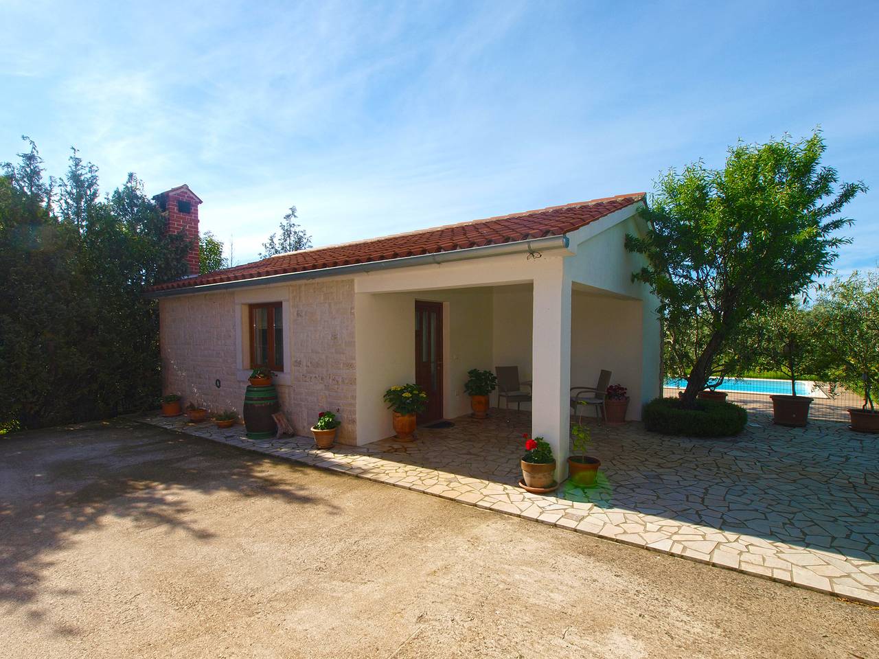 Ferienhaus für 8 Personen mit Terrasse in Valbandon, Südküste Istrien