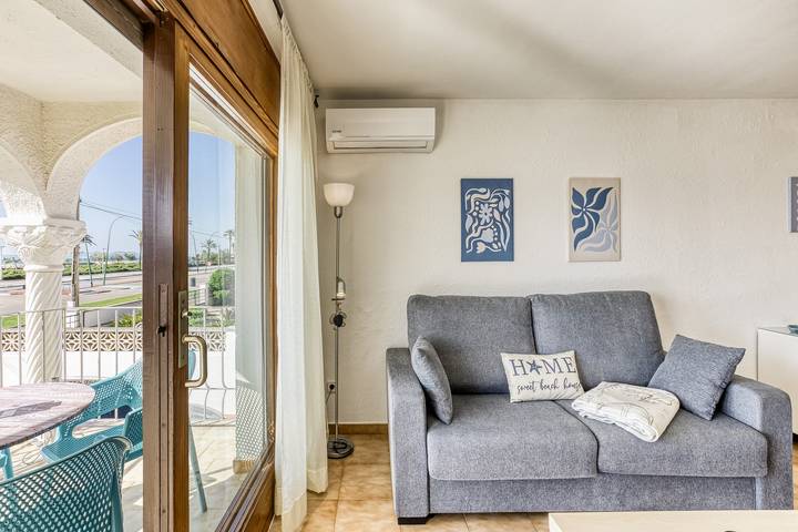 Ganze Wohnung, Apartment 'Salins 4' mit Meerblick, Wlan und Klimaanlage in Empuriabrava, Oberampurien
