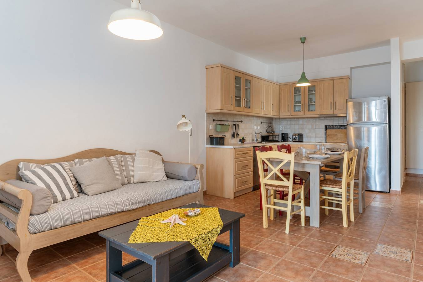 Apartment 'Sun Blooming' with Sea View, Wi-Fi and Air Conditioning in Tinos
