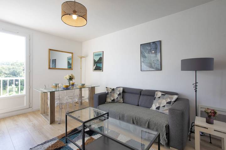 Location de vacances pour 4 personnes, avec balcon, animaux acceptés à Anglet