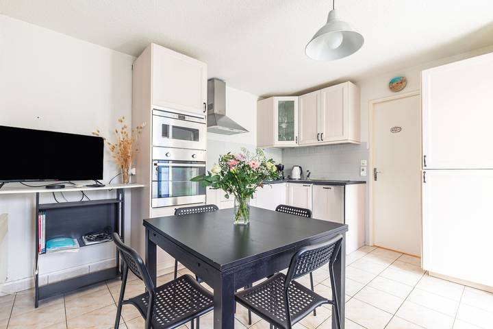 Maison de vacances pour 3 personnes, avec Jardin