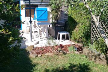 Gîte pour 4 personnes, avec jardin à Larmor-Baden