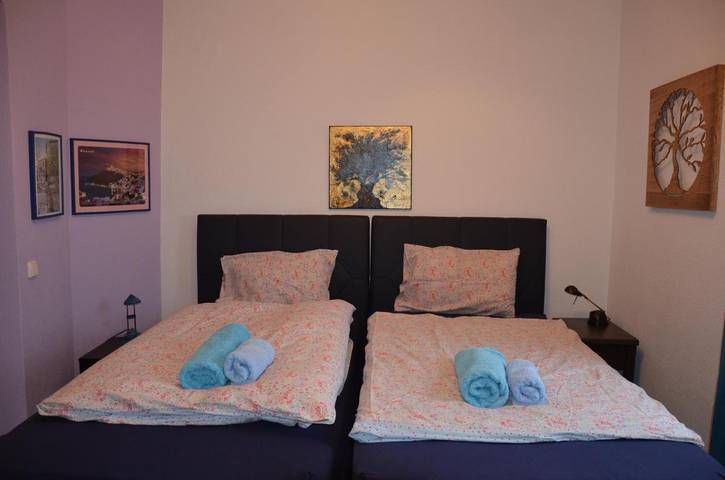 Appartement de vacances pour 2 personnes, avec terrasse ainsi que jardin et vue