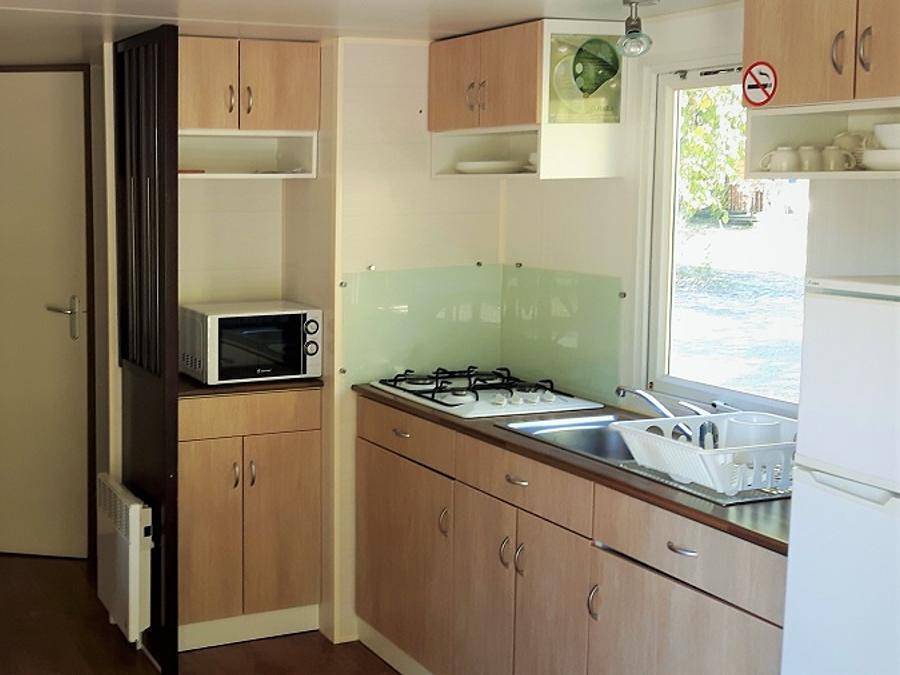 Camping Le New Rabioux - Mobilhome 6 personas in Châteauroux-les-Alpes, Parque Nacional de los Ecrins