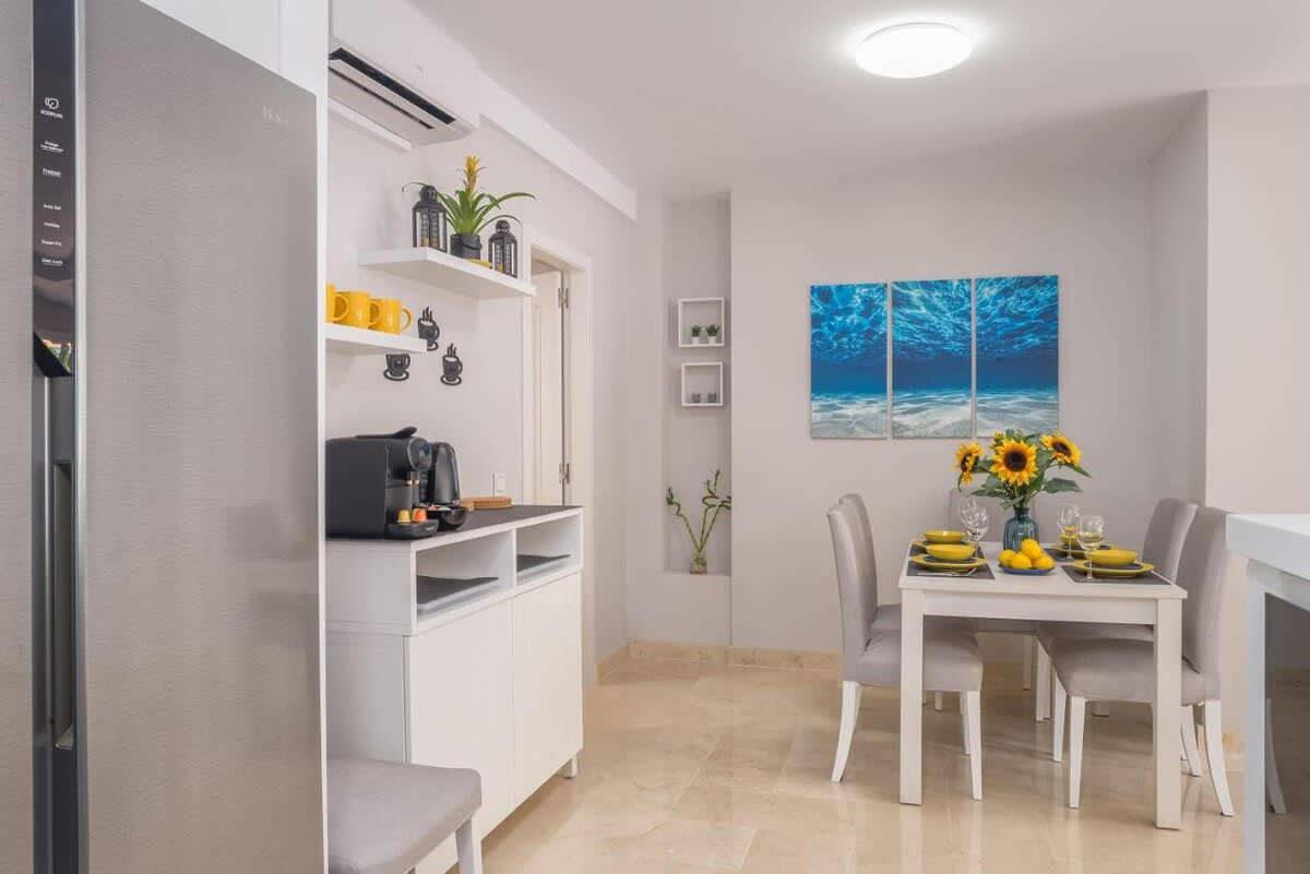 Maison de vacances pour 8 personnes avec balcon/terrasse in Marbella, Costa del Sol
