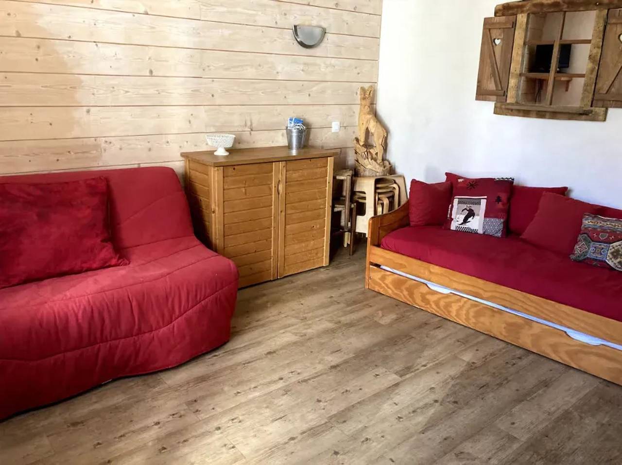 Ganzes Studio, Gemütliches Studio in La Plagne-Tarentaise, 20 m² + Bergblick in Plagne Villages, La Plagne-Tarentaise