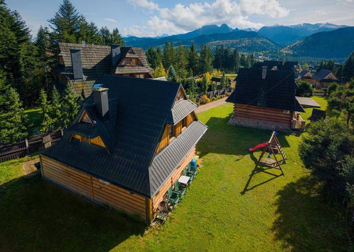 Ferienhaus für 9 Personen, mit Terrasse und Garten sowie Ausblick