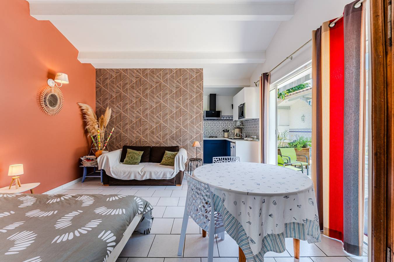 Studio entier, Studio « Le Du Bassin d’Arcachon » avec terrasse privée, jardin privé et Wi-Fi in Gujan-Mestras, Région d'Arcachon