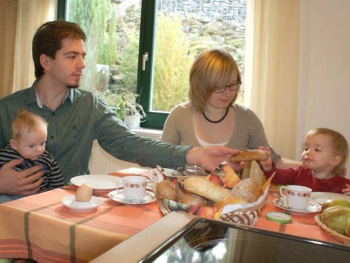 Ferienwohnung für 4 Personen, mit Balkon und Terrasse in Sebnitz - 2
