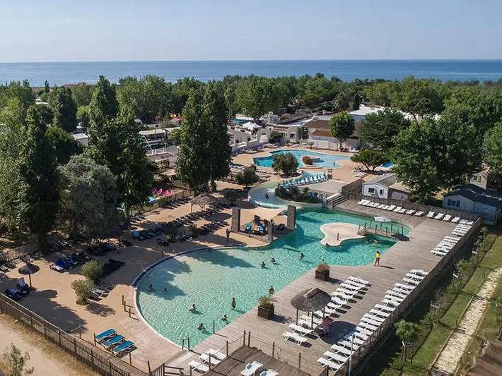 Wohnwagen für 4 Personen, mit Sauna und Pool in Portiragnes Plage - 3