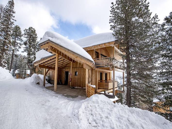 Chalet für 12 Personen, mit Sauna und Balkon sowie Whirlpool, kinderfreundlich an der Turracher Höhe