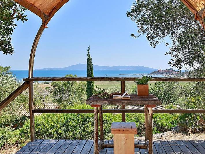 Zelt für 2 Personen, mit Kinderpool in der Toskana - 3