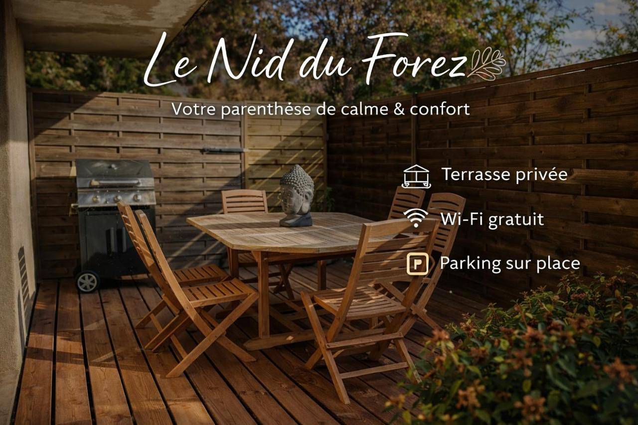 Appartement entier, ''Le Nid du Forez'' appartement 2 chambres , parking gratuit & calme in Précieux, Montbrison
