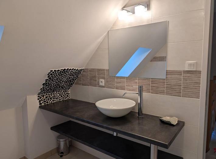 Location de vacances pour 10 personnes, avec sauna ainsi que piscine et jardin à Treffléan - 4