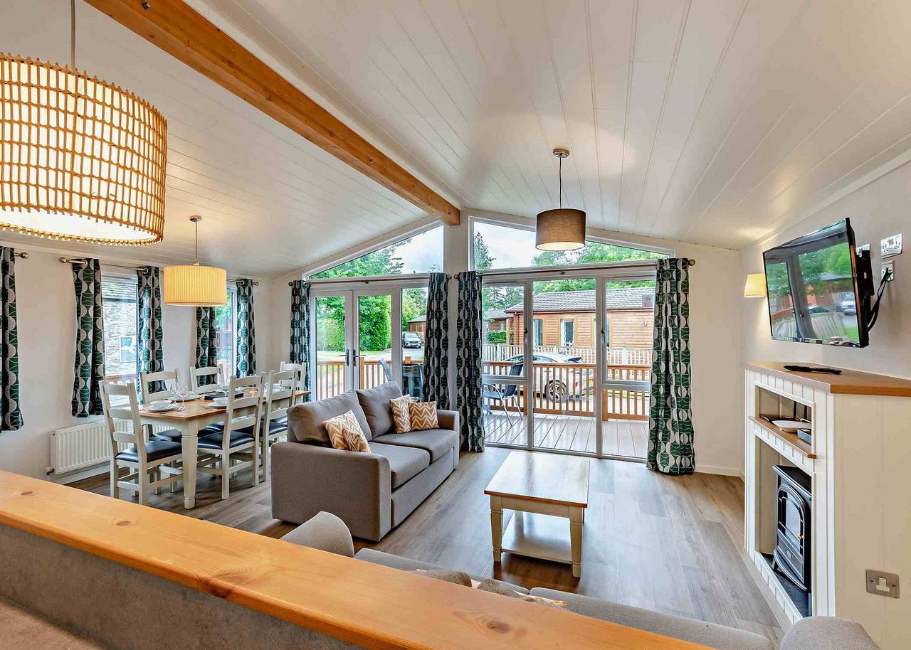 Deluxe Lodge 8 with parking, ensuite & decking* in Camber Sands, Camber