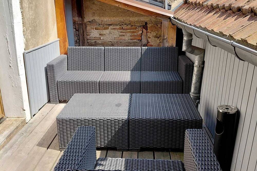 Ganze Wohnung, Homerez - Gemütliche Wohnung mit Kamin in Eguisheim - 110 m² - Terrasse in Eguisheim, Regionaler Naturpark Belchen der Vogesen