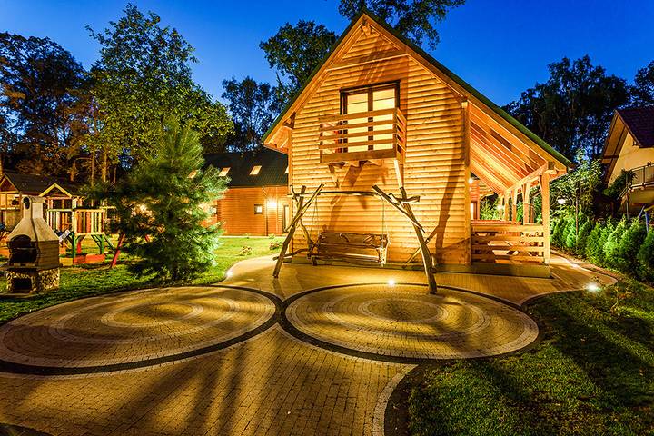 Chalet pour 6 personnes, avec balcon en Pologne