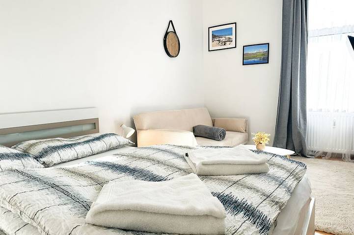Ferienwohnung für 3 Personen, mit Garten