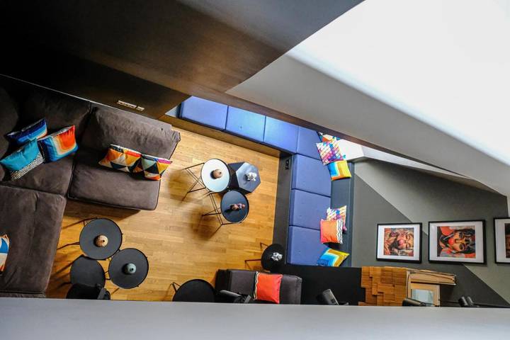 Loft voor 13 personen, met uitzicht en terras in Berlijn