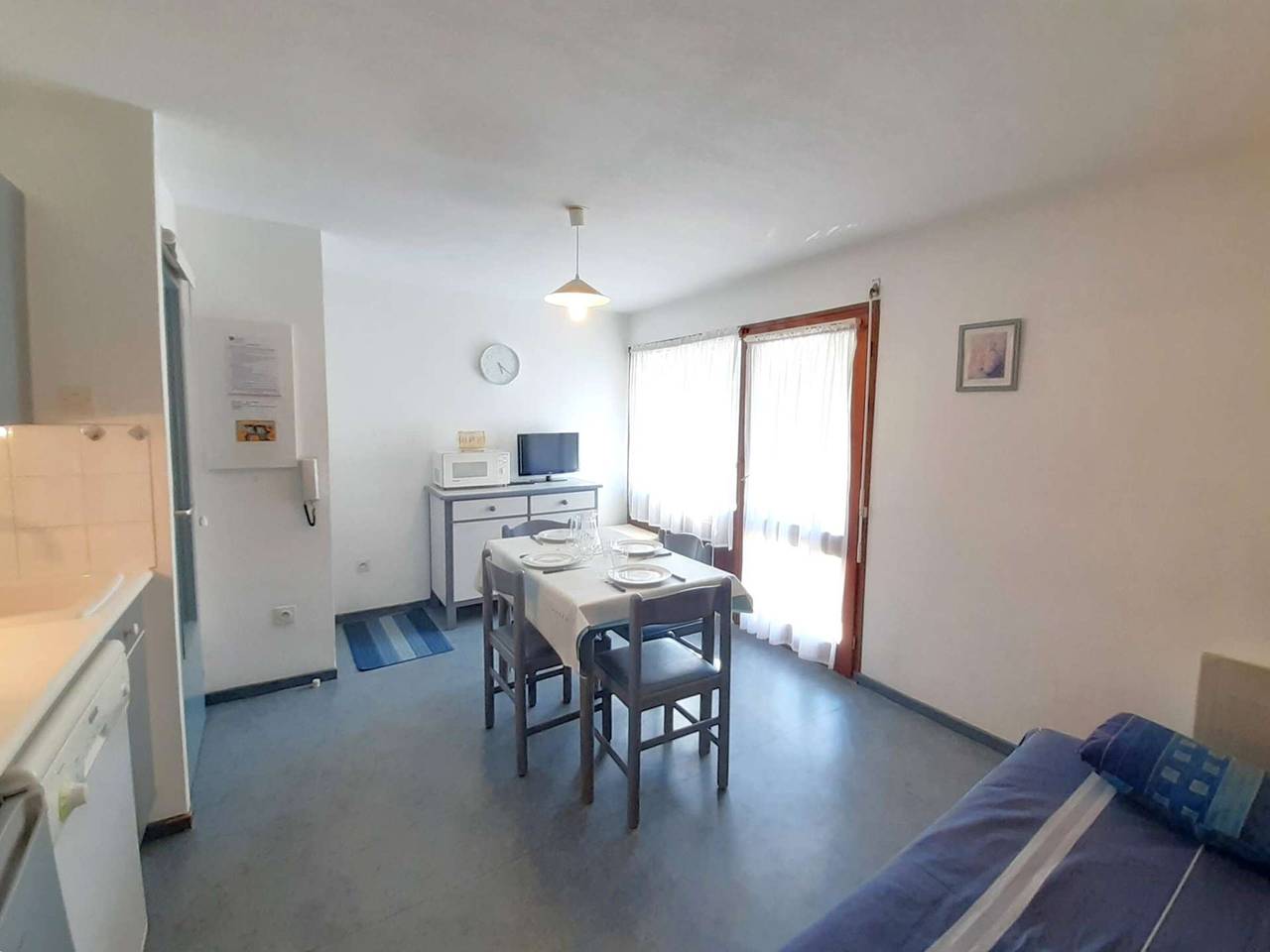 Studio entier, Studio cosy avec balcon, parking, salle de musculation - 4 personnes à Saint-Lary-Soulan in Saint-Lary-Soulan, Parc national des Pyrénées