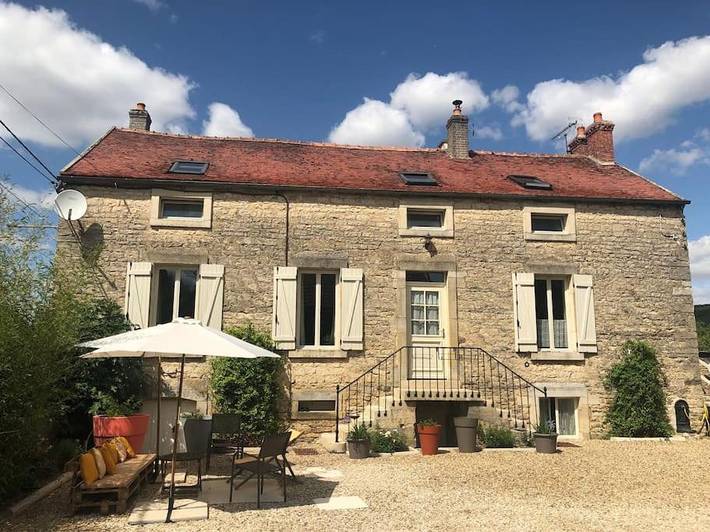 Maison de vacances pour 8 personnes, avec piscine ainsi que vue et jardin