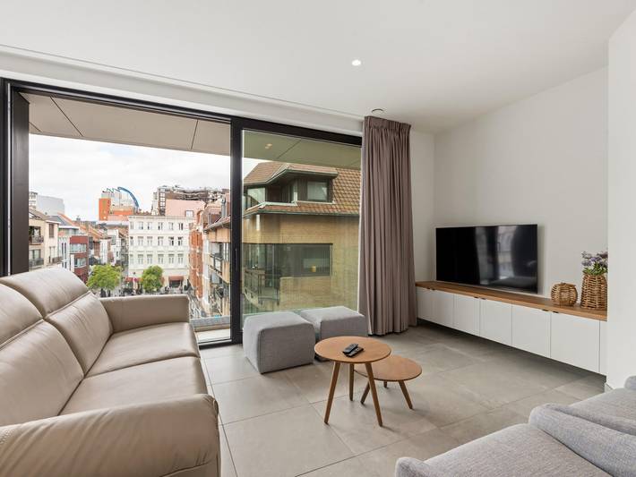 Vakantieappartement voor 6 personen, met Balkon/Terras en Terras in Blankenberge