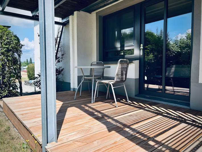 Ferienwohnung für 2 Personen, mit Balkon und Garten sowie Seeblick am Bodensee - 4