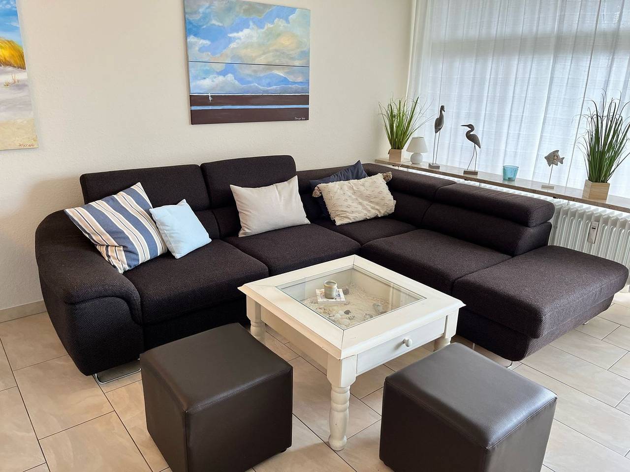 Ganze Wohnung, Komfortables Appartement in Grömitz mit Meerblick, überdachtem Balkon direkt am Strand in Grömitz, Ostholstein