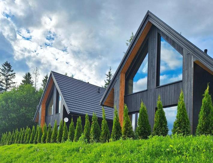 Apartament wakacyjny dla 6 osób, z Balkon i Taras oraz Ogród i Widok w Gliczarów Górny