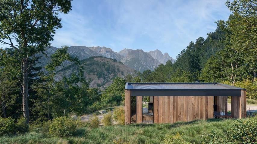 Gîte pour 6 personnes, avec vue et jardin à Évisa
