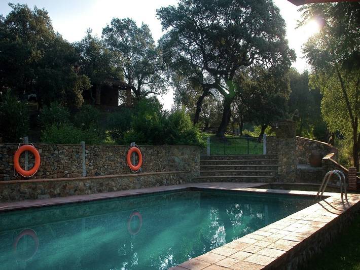 Casa rural para 2 personas, con terraza además de piscina y jardín, Se admiten mascotas en Sierra de Huelva - 2