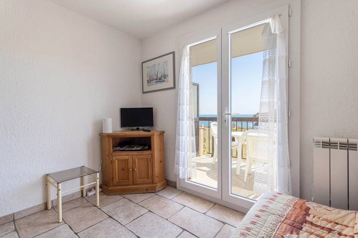 Apartamento entero, Apartamento para 4 personas con terraza y vista al mar in La Côte Vermeille, Colliure