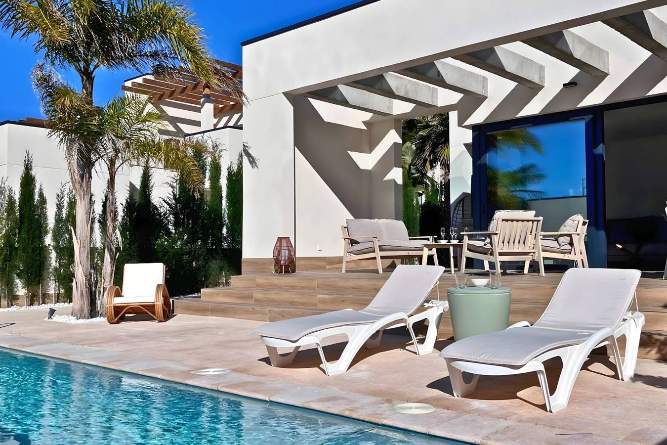 Villa de 3 dormitorios con piscina privada en el campo de golf de Font del in Monforte del Cid, Provincia de Alicante
