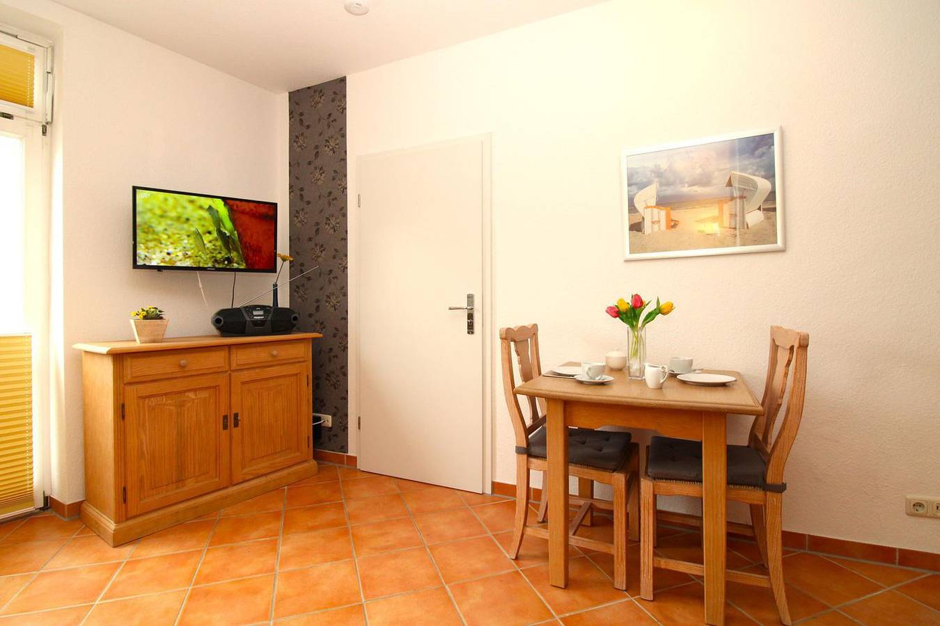 Ganze Wohnung, Haus Kühlung Fewo 8: strandnahe 2-Zimmer-Fewo mit französischem Balkon in Kühlungsborn, Mecklenburgische Ostseeküste